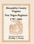 Alexandria County Virginia Free Negro Register 1797-1861