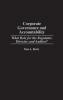 Corporate Governance and Accountability
