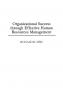 Organizational Success through Effective Human Resources Management