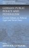 German Public Policy and Federalism