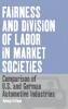 Fairness and Division of Labor in Market Societies