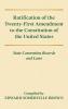 Ratification of the Twenty-First Amendment of the Constitution of the United States [1938]