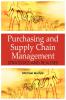 Purchasing and Supply Chain Management