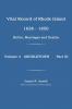 Vital Record of Rhode Island 1636-1850