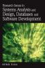 Research Issues in Systems Analysis and Design Databases and Software Development