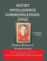Soviet Intelligence Communications [1952]