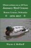 Observations  on a 40-Year  January Bird Census in Boone County Nebraska  1978-2017