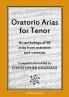 Oratorio Arias for Tenor