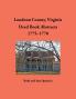 Loudoun County Virginia Deed Book Abstracts 1775-1778