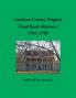 Loudoun County Virginia Deed Book Abstracts 1784-1785
