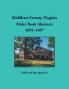Middlesex County Virginia Order Book Abstracts 1694-1697
