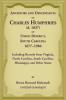 Ancestors and Descendants of Charles Humphries (d. 1837) of Union District South Carolina 1677-1984 including records from Virginia North Carolina South Carolina Mississippi and other states