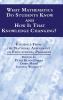 What Mathematics Do Students Know and How is that Knowledge Changing? Evidence from the National Assessment of Educational Progress (HC)