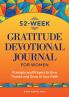 52-Week Gratitude Devotional Journal for Women