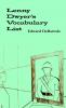 Lenny Dwyer's Vocabulary List
