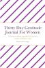 Thirty Day Gratitude Journal For Women
