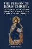 The Person of Jesus Christ