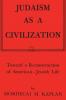 Judaism as a Civilization