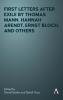 First Letters After Exile by Thomas Mann Hannah Arendt Ernst Bloch and Others