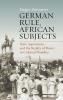 German Rule African Subjects