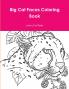 Big Cat Faces Coloring Book
