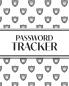 XL Large Print Password Tracker (Lock Shield Gray)