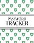 XL Large Print Password Tracker (Lock Shield Green)