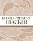 XL Large Print 1-Year Blood Pressure Tracker (Beige Lace)
