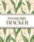 XL Large Print Password Tracker (Pink Tulips)