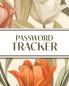 XL Large Print Password Tracker (Autumnal Warm Tone Tulips)