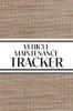 Vehicle Maintenance Tracker (Textured Paper Rust Orange)
