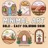 Bold & Easy Minimal Art Coloring Book for Adults & Teens