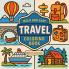 Bold & Easy Travel Coloring Book