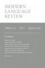 Modern Language Review (120.1) January 2025