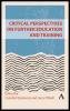 Critical Perspectives on Further Education and Training