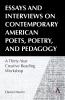 Essays and Interviews on Contemporary American Poets Poetry and Pedagogy