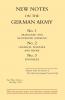 New Notes on the German Army. No.1 Armoured and Motorized Divisions. No.2 Chemical Warfare and Smoke No.3 Engineers.