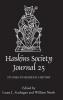 The Haskins Society Journal 25