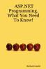 ASP.Net Programming. What You Need to Know!