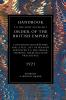 HANDBOOK TO THE MOST EXCELLENT ORDER OF THE BRITISH EMPIRE(1921)