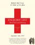 BRITISH RED CROSS AND ORDER OF ST JOHN ENQUIRY LIST FOR WOUNDED AND MISSING