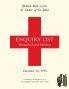 BRITISH RED CROSS AND ORDER OF ST JOHN ENQUIRY LIST FOR WOUNDED AND MISSING