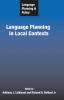 Language Planning and Policy