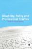 Disability Policy and Professional Practice