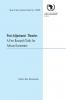 Post-Adjustment Theories. A Few Research Trails for African Economies