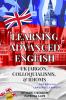 Learning Advanced English - jargon colloquialisms and idioms for English language learners