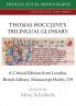 Thomas Hoccleve's Trilingual Glossary