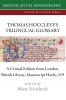 Thomas Hoccleve's Trilingual Glossary