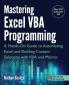 Mastering Excel VBA Programming