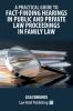 A Practical Guide to Fact-Finding Hearings in Public and Private Law Proceedings in Family Law